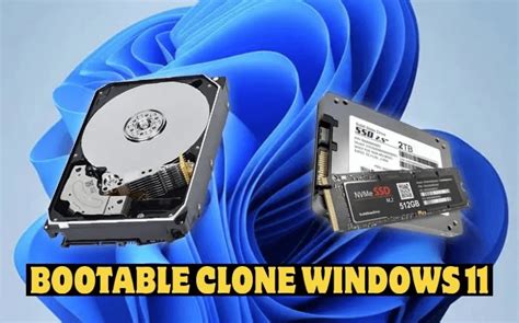 run bootable clone windows 11